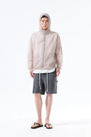 BACK LOGO HOODY WINDBREAKER FOR MEN IN LIGHT GRAY image 10