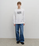 CLASSIC LOGO LONG SLEEVE IN WHITE image 5
