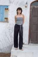 SIDE STRING TUBE TOP IN BLACK image 16