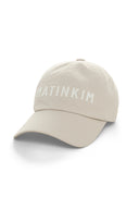 APPLIQUE FELT LOGO BALL CAP IN LIGHT GRAY image 7