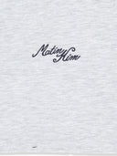 CALLIGRAPHY BACK LOGO POCKET TOP IN LIGHT GRAY