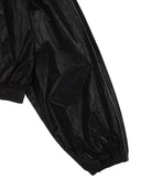 MATIN COATING CROP BLOUSON IN BLACK image 4