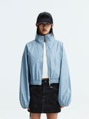 MATIN COATING CROP BLOUSON IN LIGHT BLUE image 5