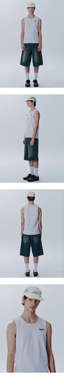 M REGULAR LOGO SLEEVELESS 2PACK IN MIX