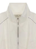 MATIN COATING CROP BLOUSON IN IVORY