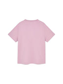 FLOWER APPLIQUE LOGO TOP IN LIGHT PINK