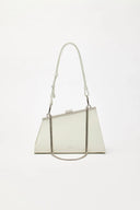 FRAME TWO WAY CHAIN BAG IN WHITE